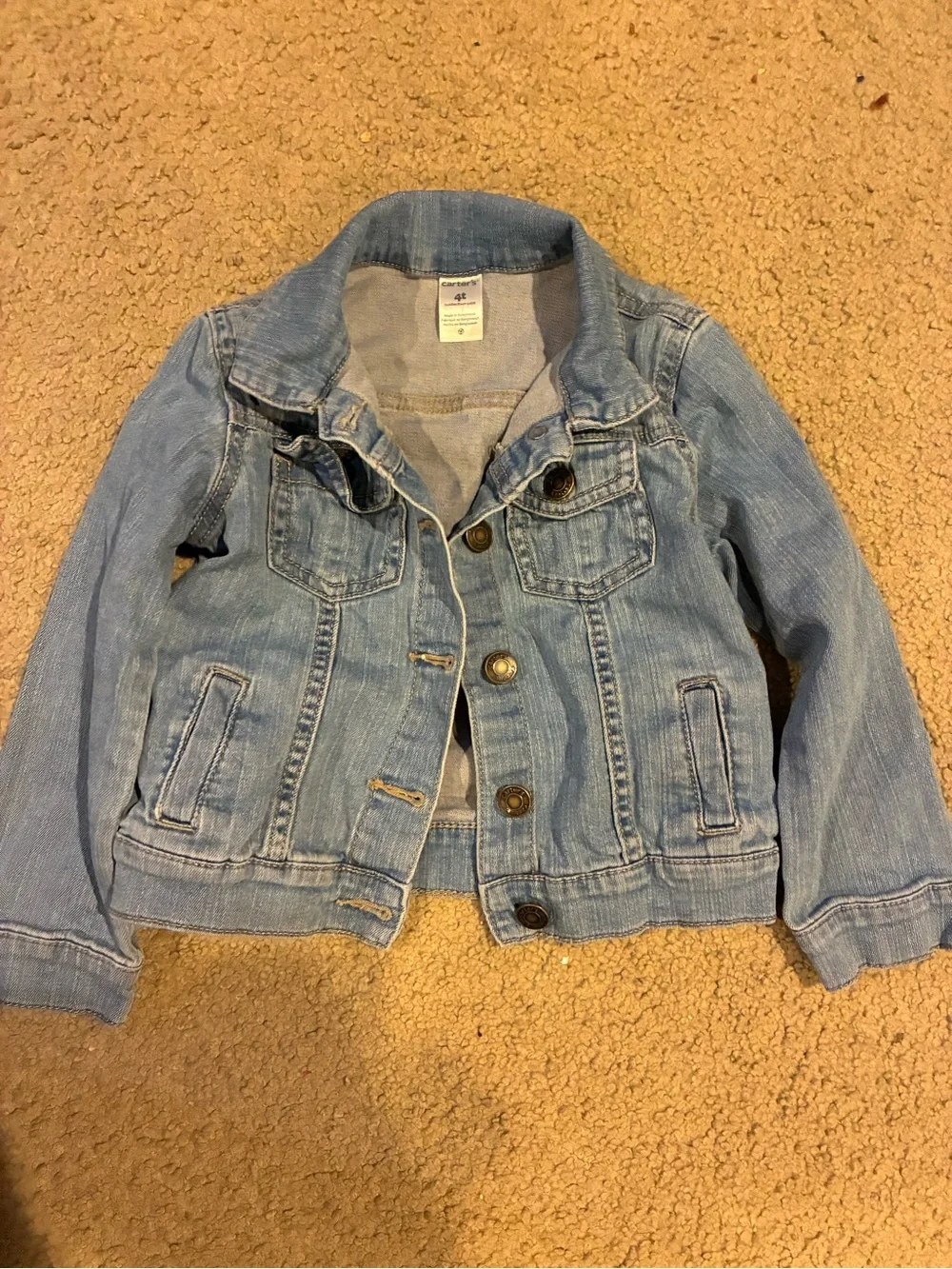 Carter's Light Blue Denim Jean Jacket for Kids